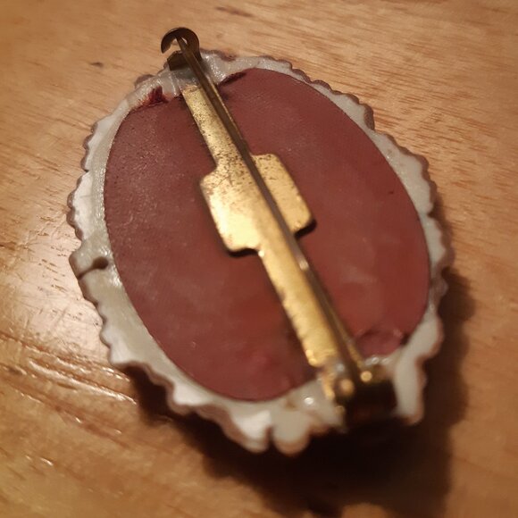 Rare 1940s Brooch-Celluloid Scottish Deer Family - Picture 6 of 8